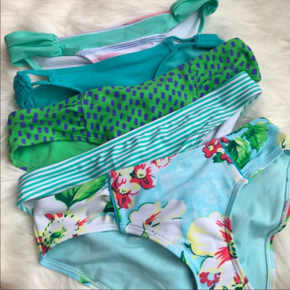 Aerie bikini bottoms set of 5